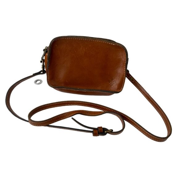 Patricia Nash Handbags - Patricia Nash Women's Brown Leather Double Zip Crossbody Bag